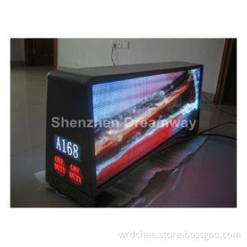 Taxi Top LED Display 5mm Pixel Pitch SMD3528 LED Epistar 1R